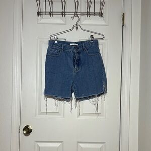 PacSun Distressed Blue Jean Shorts